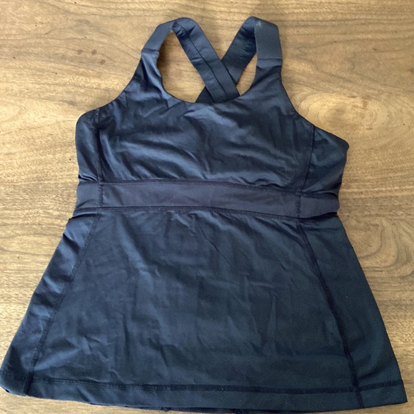 Lululemon black exercise tank top - Picture 3 of 7